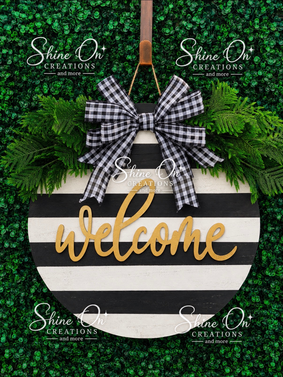 Custom Welcome Door Hanger