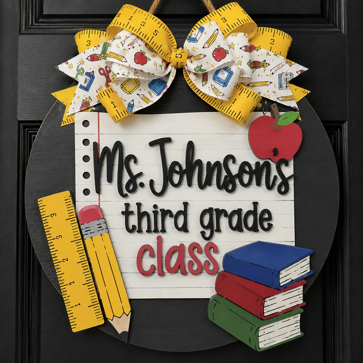Custom Teacher Door Hanger