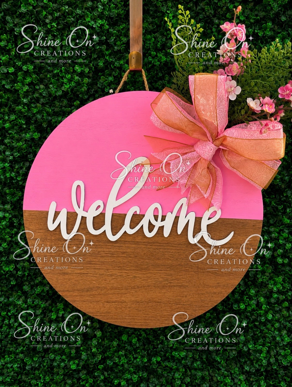 Custom Welcome Door Hanger