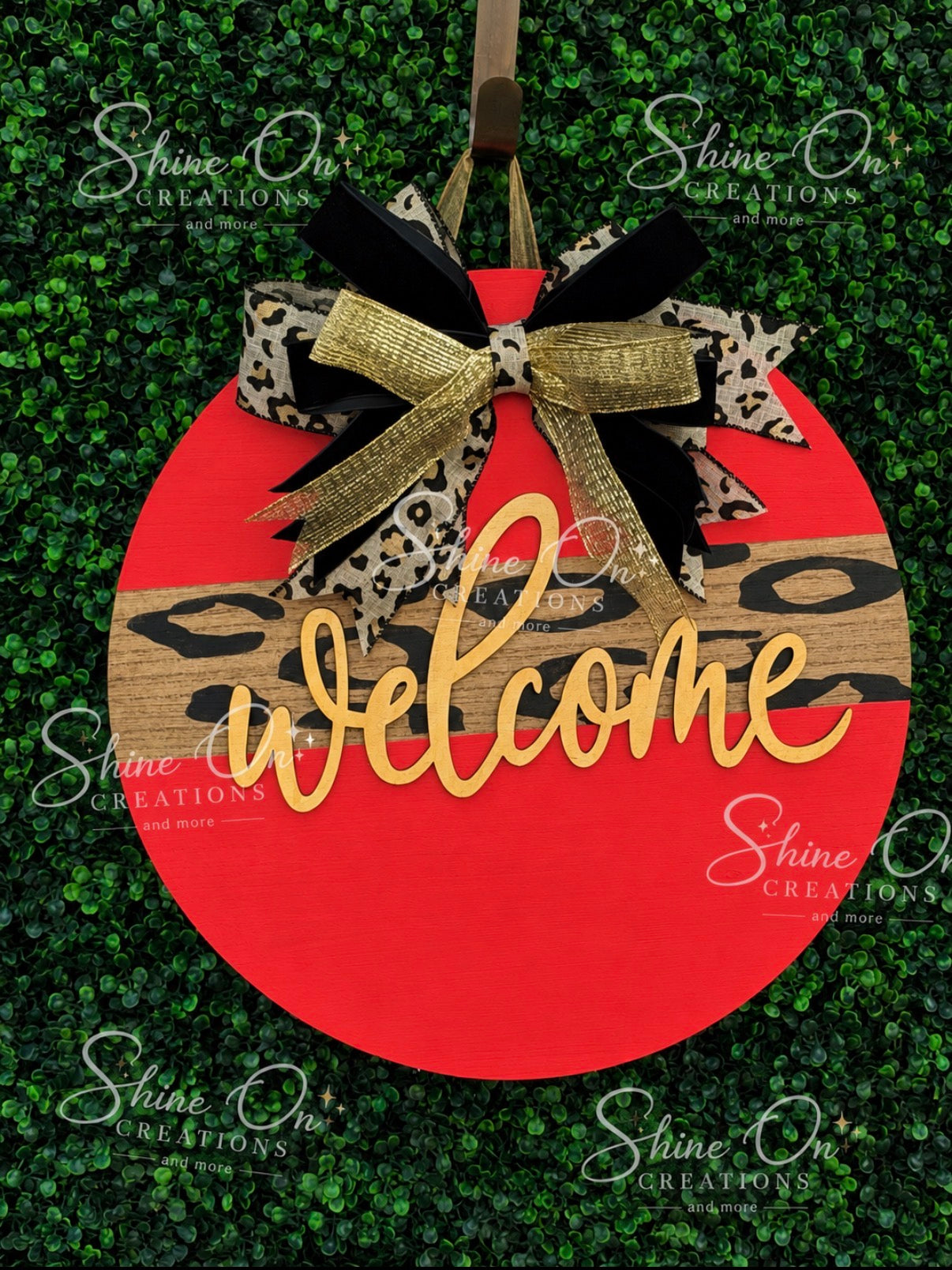Custom Welcome Door Hanger